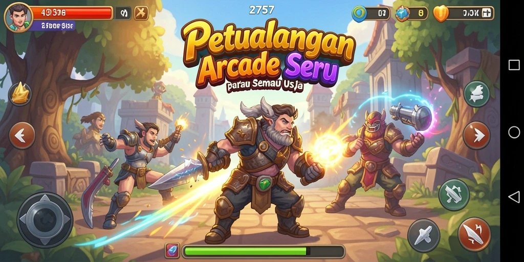 Screenshot gameplay 2757 menampilkan aksi seru dan penuh warna.