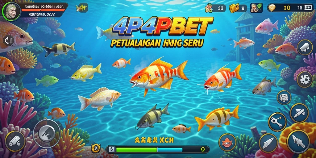 Tangkapan layar gameplay seru dari 4P4PBET dengan aksi menembak ikan.