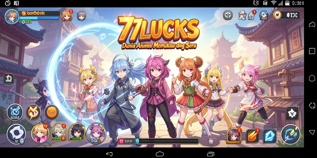Gameplay seru dengan karakter Anime yang ikonik.