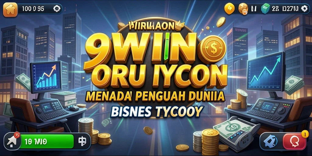 Tampilan utama gameplay Tycoon di 9WIN yang menampilkan suasana bisnis.