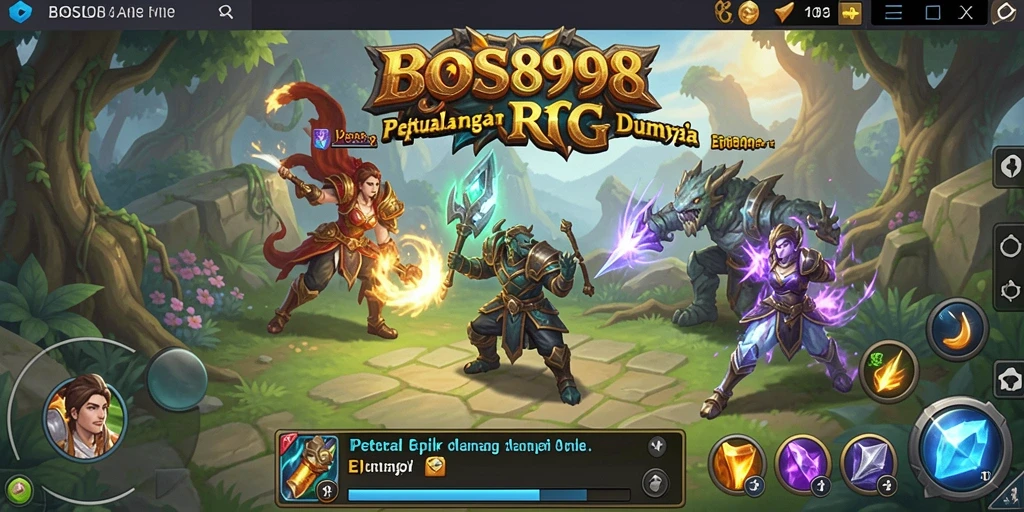 Screenshot gameplay yang menunjukkan aksi seru dalam game RPG.
