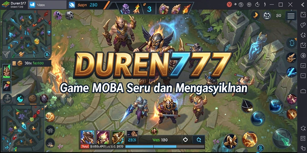 Tampilan gameplay menarik dari DUREN777 dengan grafis yang memukau.