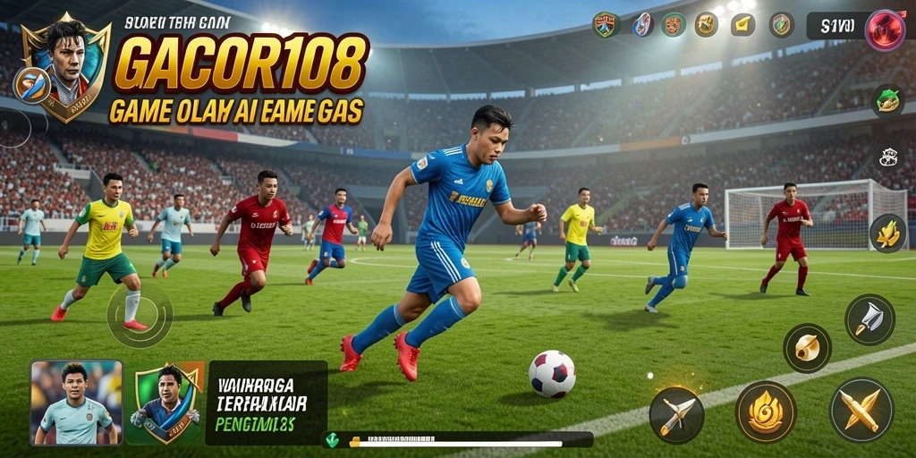 Tampilan gameplay olahraga yang seru dan mendebarkan dalam GACOR108.