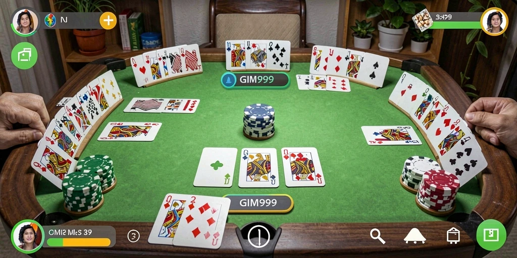 Tampilan gameplay seru dalam GIM999 yang memikat.