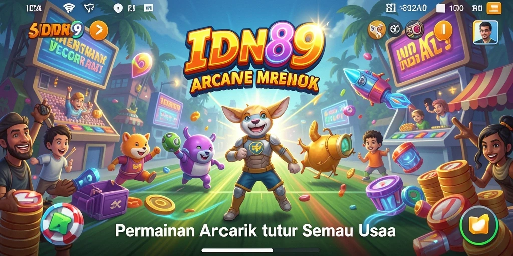 Tampilan gameplay seru dan penuh warna dari IDN89.