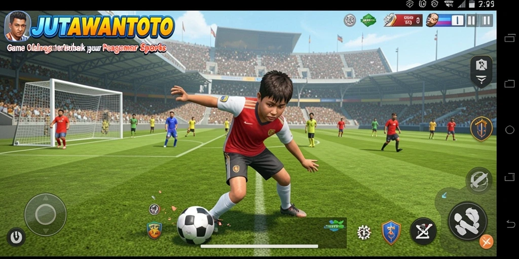 Tampilan gameplay menarik di JUTAWANTOTO dengan karakter yang dinamis.