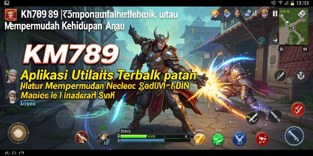 Tampilan antarmuka KM789 yang intuitif dan mudah digunakan.