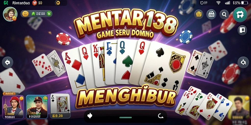 Tampilan gameplay menarik dari MENTARI138 saat bermain Domino.