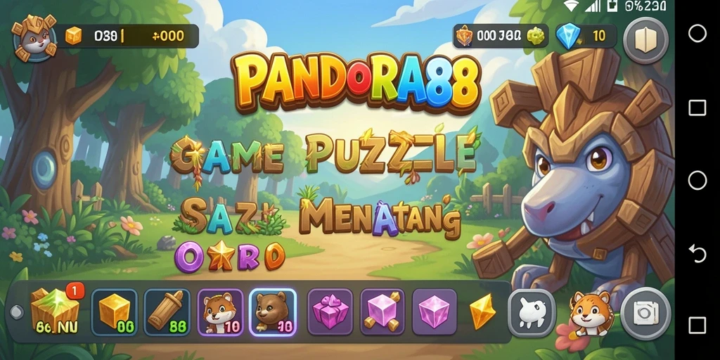Tampilan gameplay PANDORA88 yang menantang dan penuh warna.