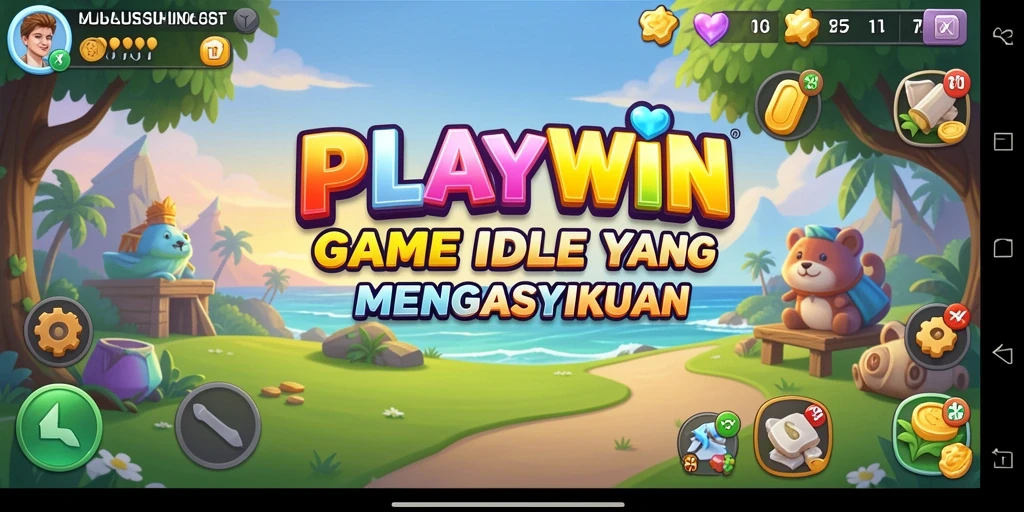 Screenshot utama yang menunjukkan gameplay seru PLAYWIN.