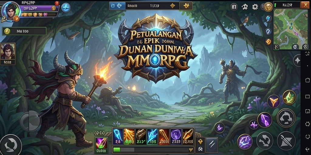Tangkapan layar gameplay RP62RP dengan aksi seru dalam dunia MMORPG.