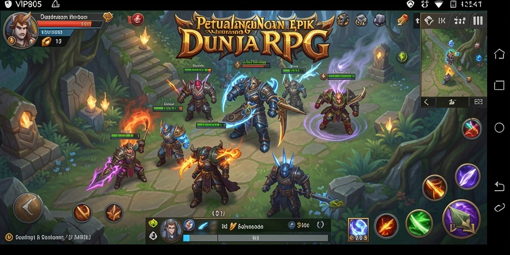 Tampilan gameplay dari VIP805 yang penuh aksi dan petualangan.